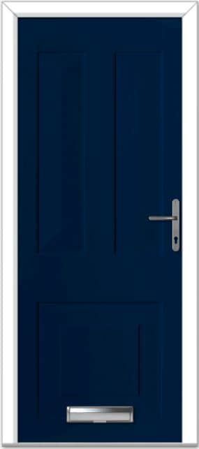 Blue Knightsbridge Solid Composite Door 1 Blue Knightsbridge Solid Composite Door