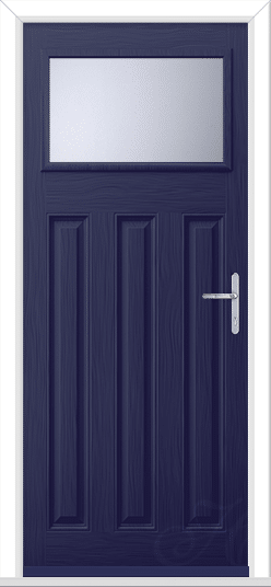 Blue Lakewood 1 GRP Composite Door 1 Blue Lakewood 1 GRP Composite Door