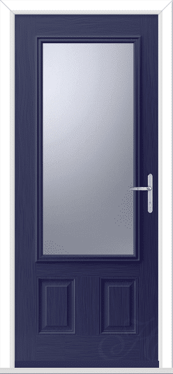 Blue Rosedale 1 GRP Composite Door 1 Blue Rosedale 1 GRP Composite Door
