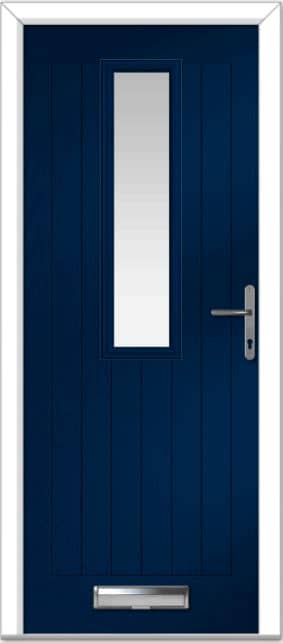 Blue Saunton Farmhouse Composite Door 1 Blue Saunton Farmhouse Composite Door