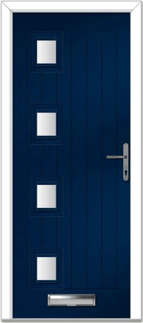 Blue Seminole 4 Left Farmhouse Composite Door 1 Blue Seminole 4 Left Farmhouse Composite Door