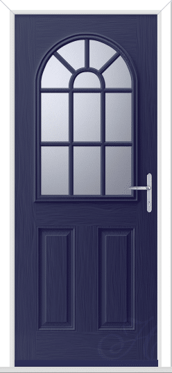 Blue Snipe 1 Geo Bar GRP Composite Door 1 Blue Snipe 1 Geo Bar GRP Composite Door