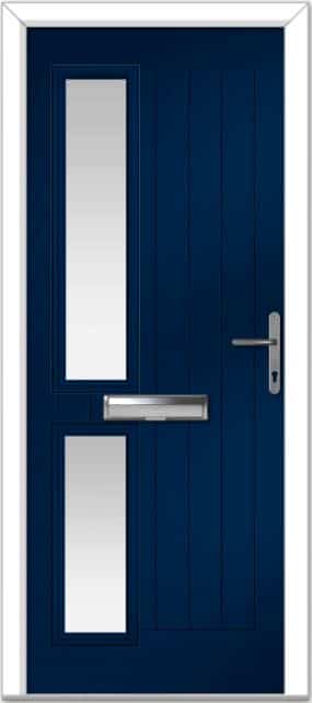Blue Valderrama Left Farmhouse Composite Door 1 Blue Valderrama Left Farmhouse Composite Door