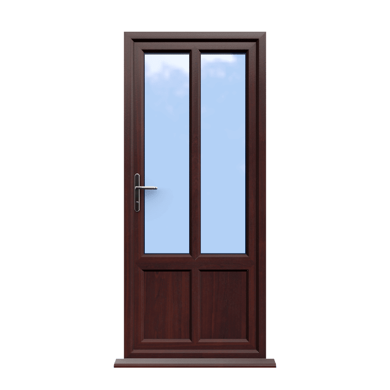 Bradford - Rosewood Double Glazed uPVC Door Supply Only 1 Bradford - Rosewood Double Glazed uPVC Door Supply Only