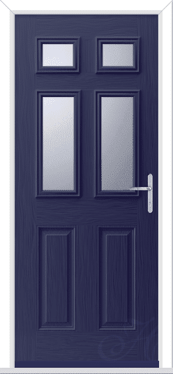 Blue Camarque 4 GRP Composite Door 1 Camarque 4 GRP Composite Door