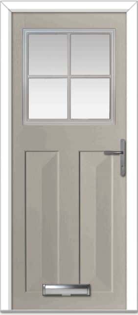 Cream Eaton Grid Composite Door 1 Cream Eaton Grid Composite Door