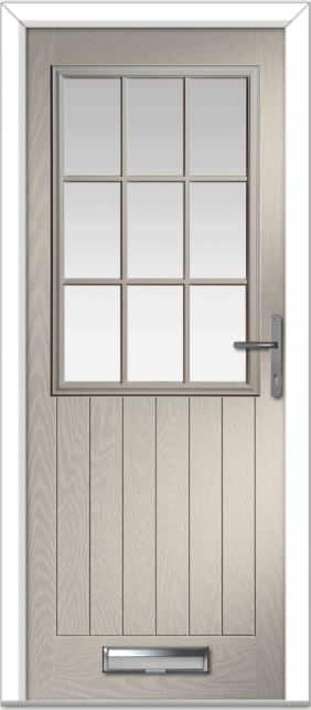 Cream Lyntham Grid Farmhouse Composite Door 1 Cream Lyntham Grid Farmhouse Composite Door