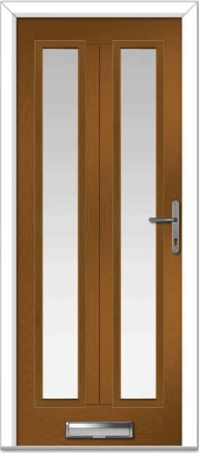 Golden Oak Augusta Long 2 Farmhouse Composite Door 1 Golden Oak Augusta Long 2 Farmhouse Composite Door