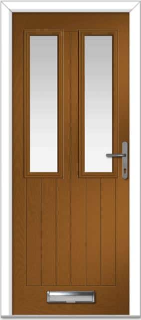 Golden Oak Carnoustie Cottage Farmhouse Composite Door 1 Golden Oak Carnoustie Cottage Farmhouse Composite Door