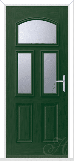 Green Alpine 3 GRP Composite Door 1 Green Alpine 3 GRP Composite Door
