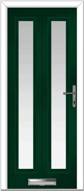 Green Augusta Long 2 Farmhouse Composite Door 1 Green Augusta Long 2 Farmhouse Composite Door