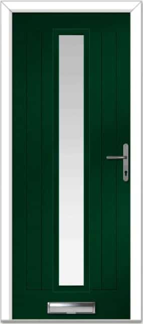 Green Augusta Long Centre Farmhouse Composite Door 1 Green Augusta Long Centre Farmhouse Composite Door
