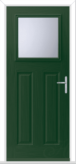 Green Capri 1 GRP Composite Door 1 Green Capri 1 GRP Composite Door