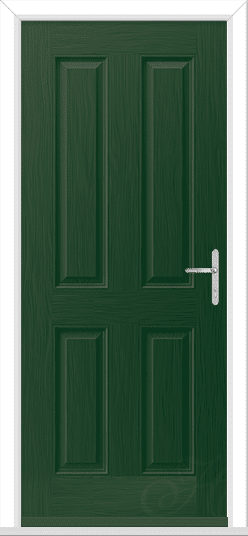 Green Esprit Solid GRP Composite Door 1 Green Esprit Solid GRP Composite Door