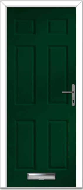 Green Muirfield Solid Composite Door 1 Green Muirfield Solid Composite Door