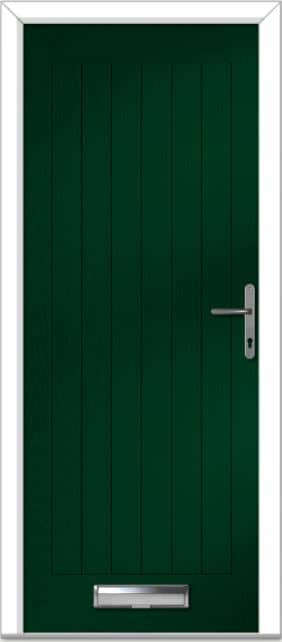 Green Farmhouse Solid Composite Door 1 Green Farmhouse Solid Composite Door
