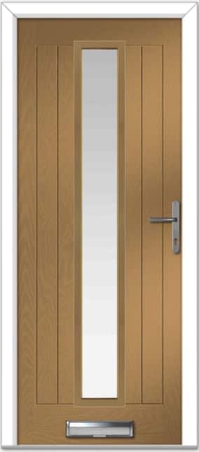 Irish Oak Augusta Long Centre Farmhouse Composite Door 1 Irish Oak Augusta Long Centre Farmhouse Composite Door