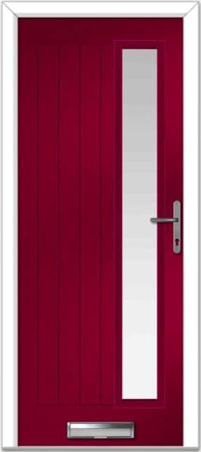 Red Augusta Long Right Farmhouse Composite Door 1 Red Augusta Long Right Farmhouse Composite Door