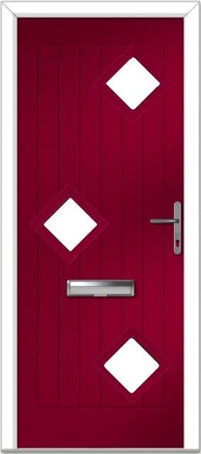 Red Belfry 3 Left Composite Door 1 Red Belfry 3 Left Composite Door