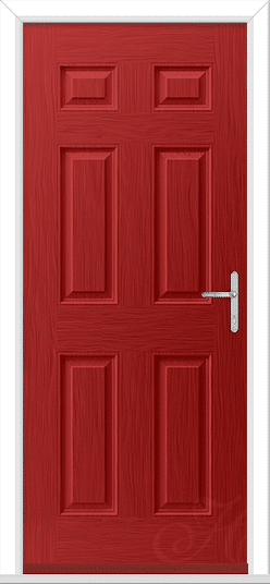 Red Carmarque Solid GRP Composite Door 1 Red Carmarque Solid GRP Composite Door