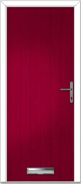 Red Cottage Solid Composite Door 1 Red Cottage Solid Composite Door