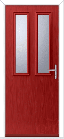 Red Flush Cosworth 2 GRP Composite Door 1 Red Flush Cosworth 2 GRP Composite Door