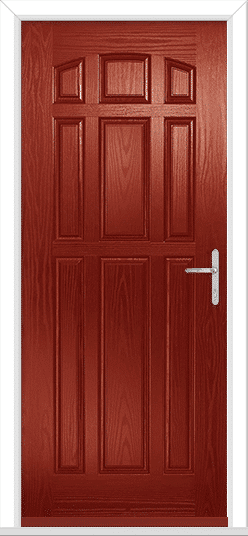 Red Impala Solid GRP Composite Door 1 Red Impala Solid GRP Composite Door