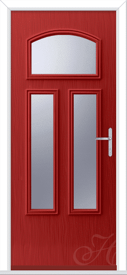 Red Mustang 3 GRP Composite Door 1 Red Mustang 3 GRP Composite Door