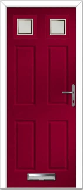 Red Pinehurst Composite Door 1 Red Pinehurst Composite Door