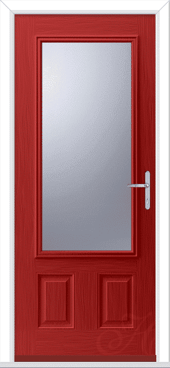 Red Rosedale 1 GRP Composite Door 1 Red Rosedale 1 GRP Composite Door
