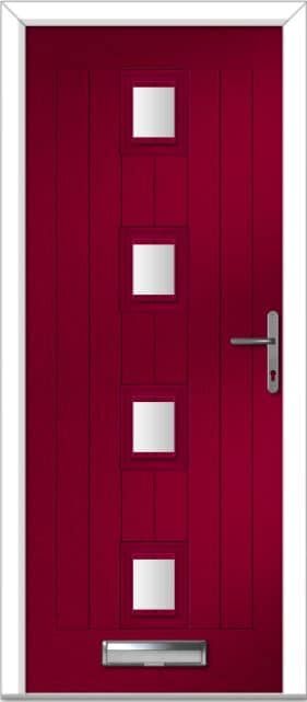 Red Seminole 4 Centre Farmhouse Composite Door 1 Red Seminole 4 Centre Farmhouse Composite Door