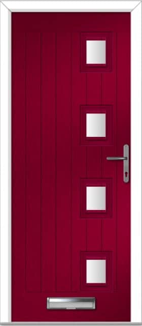 Red Seminole 4 Right Farmhouse Composite Door Order 1 Red Seminole 4 Right Farmhouse Composite Door Order