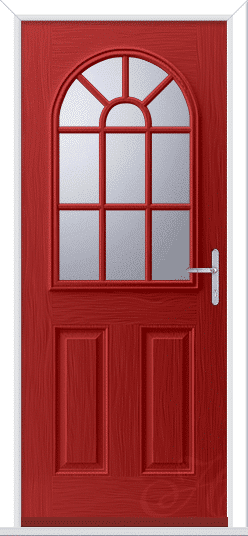 Red Snipe 1 Geo Bar GRP Composite Door 1 Red Snipe 1 Geo Bar GRP Composite Door