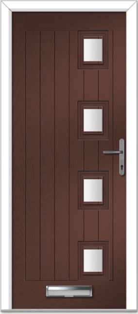 Rosewood Seminole 4 Right Farmhouse Composite Door Order 1 Rosewood Seminole 4 Right Farmhouse Composite Door Order