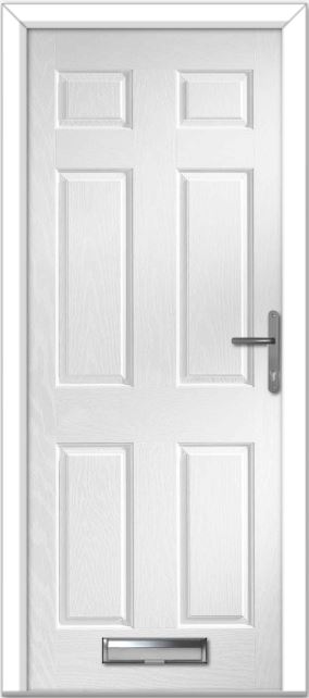 White Muirfield Solid Composite Door 1 White Muirfield Solid Composite Door