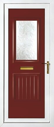 Alnwick One Patterned Panel External uPVC Door