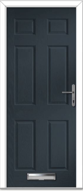 Anthracite Grey Muirfield Solid Composite Door