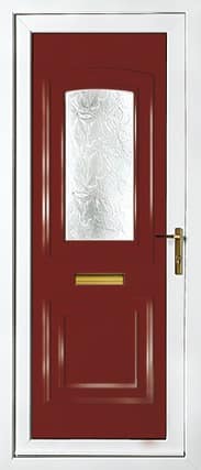 Balmoral One Patterned Panel External uPVC Door