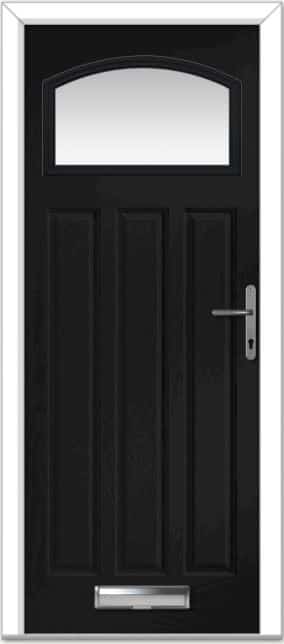 Black St Andrews Composite Door