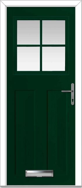 Green Eaton Grid Composite Door