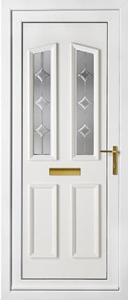 Kensington Two Astral Diamonds Panel External uPVC Door