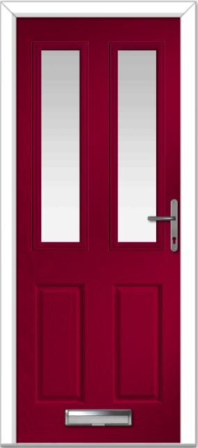 Red Carnoustie Composite Door