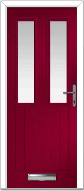 Red Carnoustie Cottage Farmhouse Composite Door