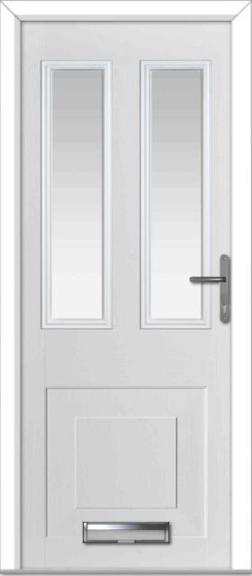 White Knightsbridge Composite Door
