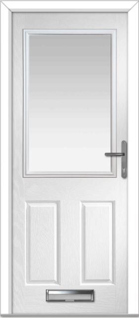White Lyntham Composite Door