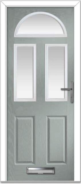 Agate Grey Riviera Sunburst Composite Door