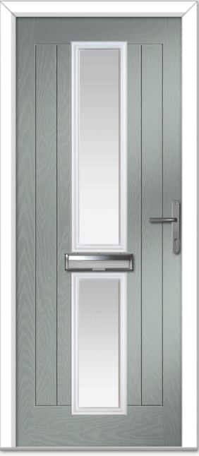 Agate Grey Valderrama Centre Farmhouse Composite Door
