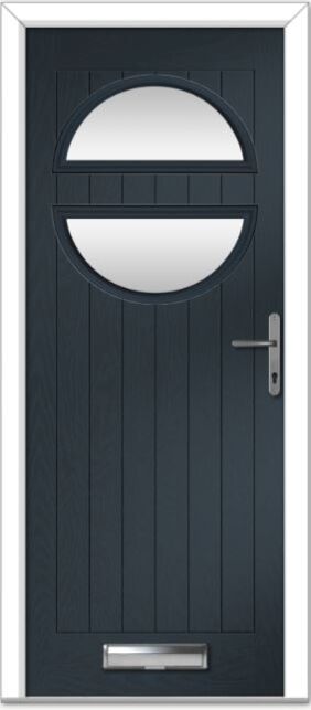 Anthracite Grey Chantilly Farmhouse Composite Door