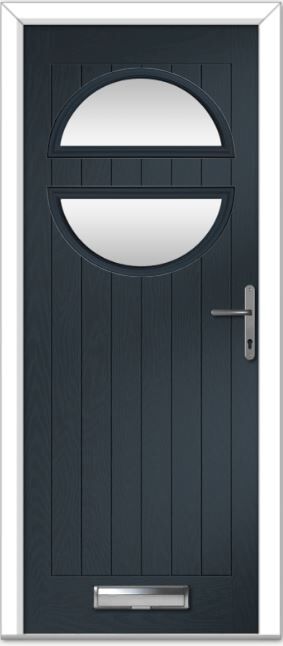 Anthracite Grey Chantilly Farmhouse Composite Door