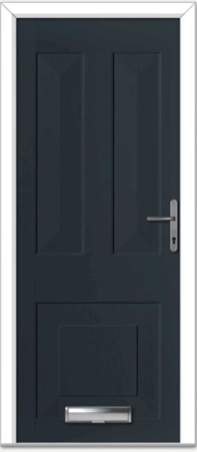 Anthracite Grey Knightsbridge Solid Composite Door